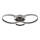 Globo - LED Stropna svjetiljka LED/39W/230V 2700/4500/6500K 106x60 cm antracit