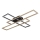 Globo - LED Stropna svjetiljka LED/40W/230V 3000K 60x80 cm crna/zlatna