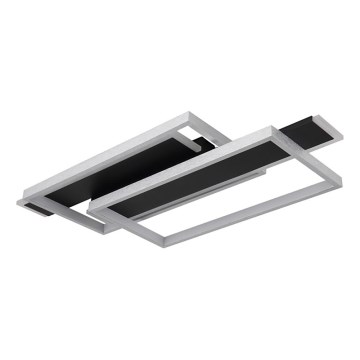 Globo - LED Stropna svjetiljka LED/40W/230V 62x27 cm mat krom/crna