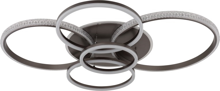 Globo - LED Stropna svjetiljka LED/70W/230V 3000K 88x110 cm antracit