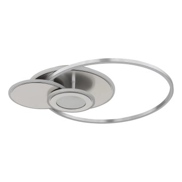 Globo - LED stropna svjetiljka s mogućnošću prigušivanja LED/24W/230V 2700-6500K srebrna + daljinski upravljač