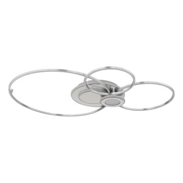 Globo - LED stropna svjetiljka s mogućnošću prigušivanja LED/36W/230V 2700-6000K srebrna + daljinski upravljač