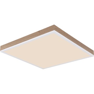 Globo - LED stropna svjetiljka s prigušivanjem LED/24W/230V 2700-6500K + daljinski upravljač smeđa/bijela