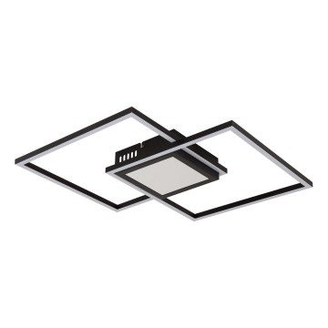 Globo - LED stropna svjetiljka s prigušivanjem LED/32W/230V 2700-6500K 42,6x42,6 cm crna + daljinski upravljač