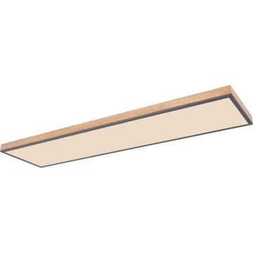 Globo - LED stropna svjetiljka s prigušivanjem LED/36W/230V 2700-6500K + daljinski upravljač smeđa/siva