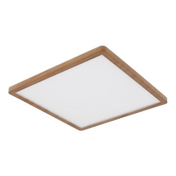 Globo - LED stropna svjetiljka za kupaonicu s mogućnošću prigušivanja LED/24W/230V 42x42 cm IP44 smeđa