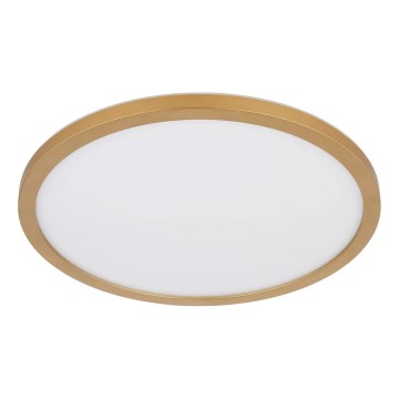 Globo - LED stropna svjetiljka za kupaonicu s prigušivanjem LED/24W/230V 3000K IP44 promjer 42 cm mesing