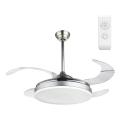 Globo - LED Stropni ventilator s daljinskim upravljačem LED/36W/230V
