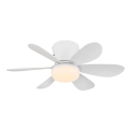 Globo - LED stropni ventilator s mogućnošću prigušivanja LED osvjetljenja LED/5W/230V 2700-6500K bijela + daljinski upravljač
