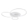 Globo - LED stropno svjetlo s mogućnošću prigušivanja LED/70W/230V 2700-6500K 105x26,5 cm bijela + daljinski upravljač
