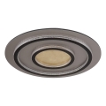 Globo - LED stropno svjetlo s prigušivanjem LED/60 W/230 V 3000–6500 K Ø 55 cm crno + daljinsko upravljanje