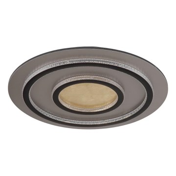 Globo - LED stropno svjetlo s prigušivanjem LED/60 W/230 V 3000–6500 K Ø 55 cm crno + daljinsko upravljanje