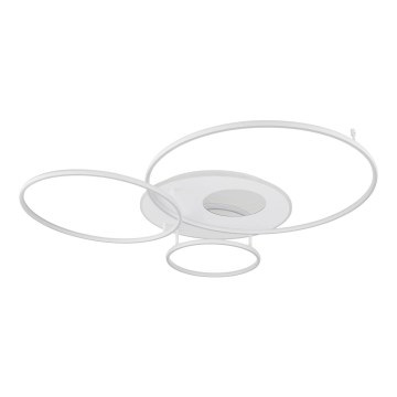 Globo - LED stropno svjetlo s prigušivanjem LED/70W/230V 2700-6500K 105x26,5 cm srebrno + daljinski upravljač