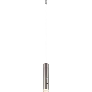 Globo - LED svjetiljka 2u1 s prigušivanjem, dodirna i punjiva LED/2W/230/5V matni krom