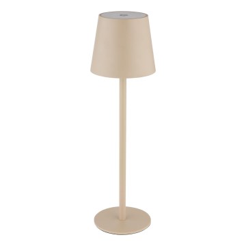 Globo - LED vanjska lampa s dodirnim upravljanjem, prigušiva, LED/3W/3,7V IP44 1800 mAh USB, bež