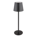 Globo - LED vanjska lampa s dodirnim upravljanjem, prigušiva, LED/3W/3,7V IP44 1800 mAh USB crna