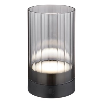 Globo - LED Vanjska prigušiva punjiva dodirna stolna lampa LED/2W/3,7V 2700/4000/6500K 1200mAh IP44 siva