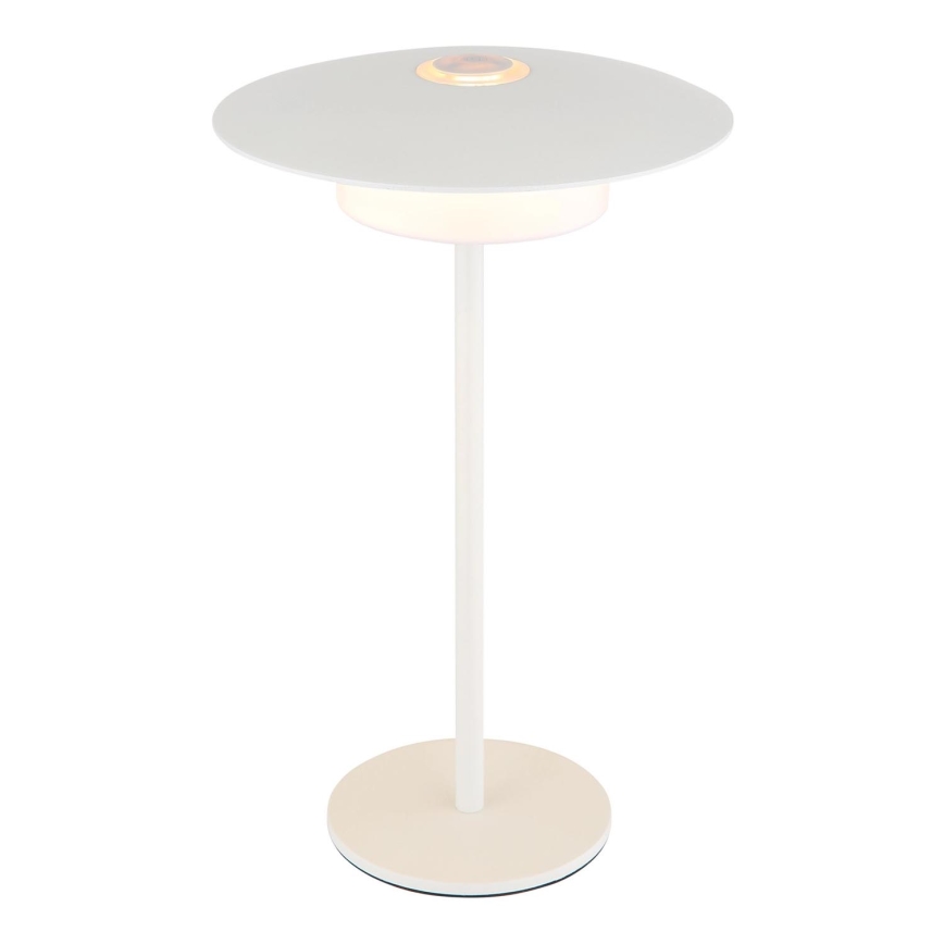Globo - LED Vanjska punjiva dodirna stolna lampa LED/3W/3,7V 1800/2700/3000K IP44 1800 mAh bijela