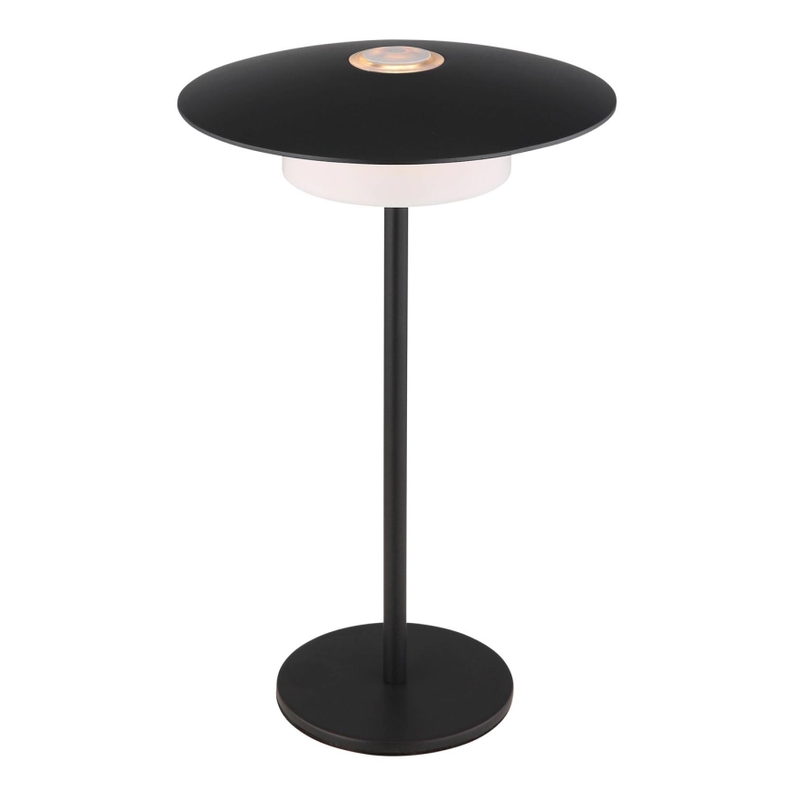 Globo - LED Vanjska punjiva dodirna stolna lampa LED/3W/3,7V 1800/2700/3000K IP44 1800 mAh crna