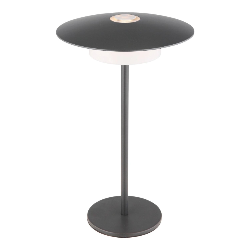 Globo - LED Vanjska punjiva dodirna stolna lampa LED/3W/3,7V 1800/2700/3000K IP44 1800 mAh siva