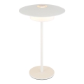 Globo - LED vanjska punjiva stolna lampa na dodir LED/3W/3,7V 1800/2700/3000K IP44 1800 mAh bijela