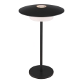 Globo - LED vanjska punjiva stolna lampa na dodir LED/3W/3,7V 1800/2700/3000K IP44 1800 mAh crna