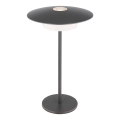 Globo - LED vanjska punjiva stolna lampa na dodir LED/3W/3,7V 1800/2700/3000K IP44 1800 mAh siva
