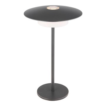 Globo - LED vanjska punjiva stolna svjetiljka s dodirnim upravljanjem LED/3W/3,7V 1800/2700/3000K IP44 1800 mAh siva