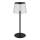 Globo - LED vanjska stolna lampa s dodirnim prigušivačem LED/1,8W/5V IP44 1800 mAh crna/prozirna