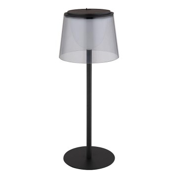 Globo - LED vanjska stolna lampa s dodirnim upravljanjem, prigušiva, LED/1,8W/5V IP44 1800 mAh crna/dimna
