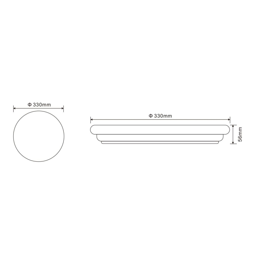 Globo - LED Vanjska stropna svjetiljka 1xLED/24W/230V IP54