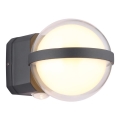Globo - LED Vanjska zidna svjetiljka LED/12W/230V IP54 crna