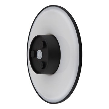Globo - LED Vanjska zidna svjetiljka LED/15W/230V 3000/4000/6000K pr. 25,2 cm IP44 crna