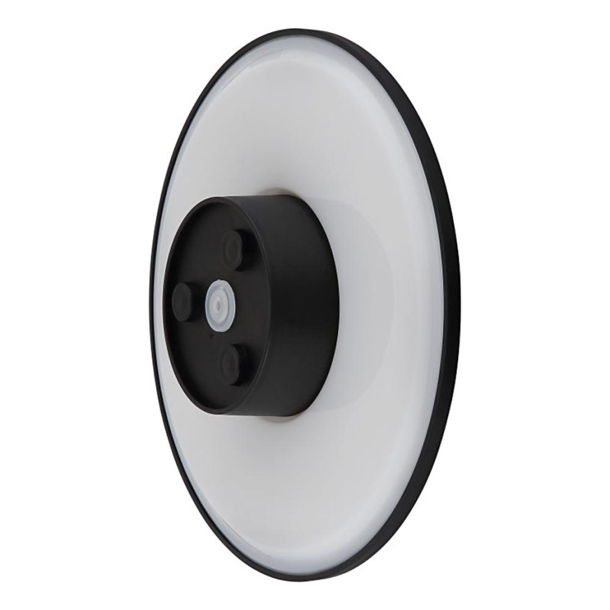 Globo - LED Vanjska zidna svjetiljka LED/15W/230V 3000/4000/6000K pr. 25,2 cm IP44 crna