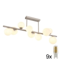 Globo - LED Viseći luster 9xG9/3W/230V mat krom