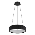 Globo - LED viseći luster na sajli LED/45W/230V 2700/4000/6000K, promjer 46 cm, crne boje