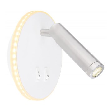 Globo - LED Zidna reflektorska svjetiljka LED/6W + LED/1W/230V