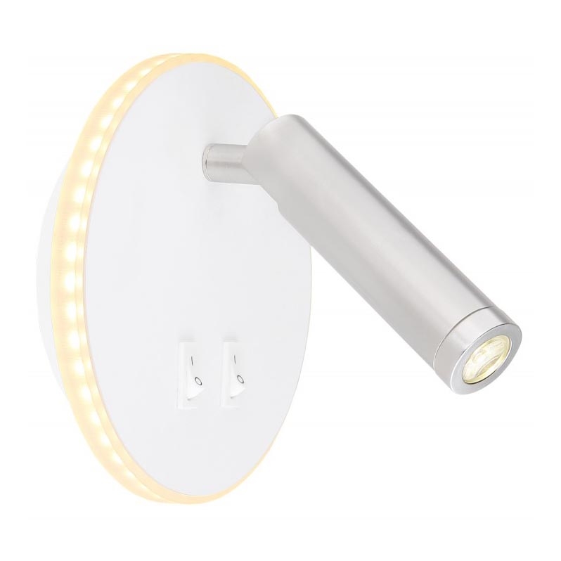 Globo - LED Zidna reflektorska svjetiljka LED/6W + LED/1W/230V