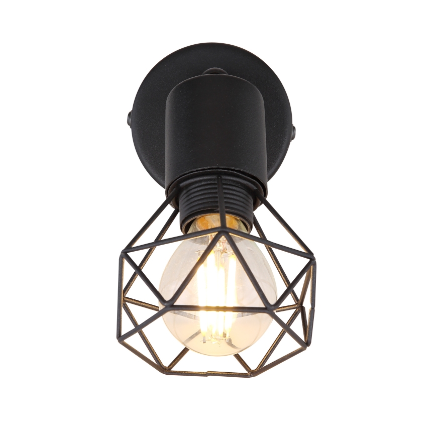 Globo - LED Zidna reflektorska svjetiljka 1xE14/6W/230V crna