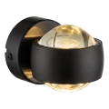 Globo - LED zidna svjetiljka LED/7W/230V 3000K crna