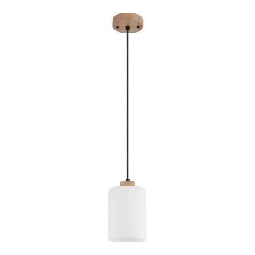 Globo - Luster na kabelu 1xE27/60W/230V bež/bijela
