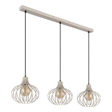 Globo - Luster na kabelu 3xE27/40W/230V bež