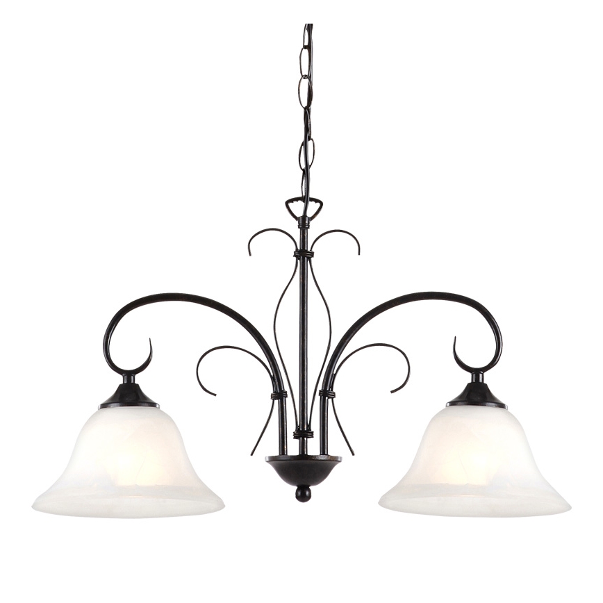 Globo - Luster na lancu 2xE27/60W/230V