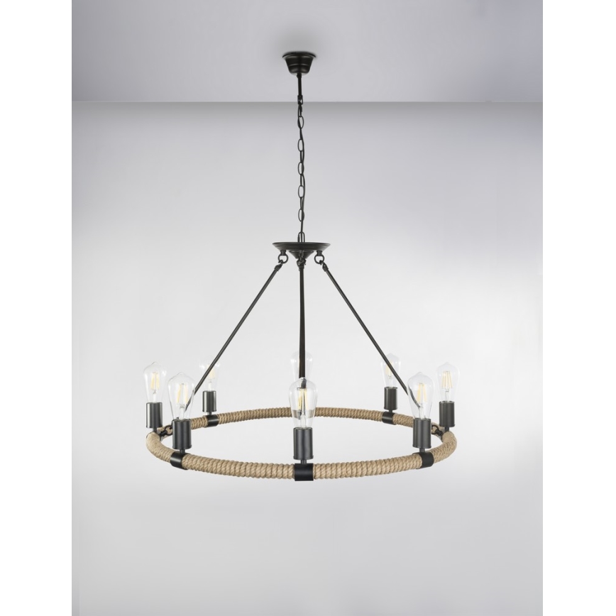 Globo - Luster na lancu 8xE27/60W/230V