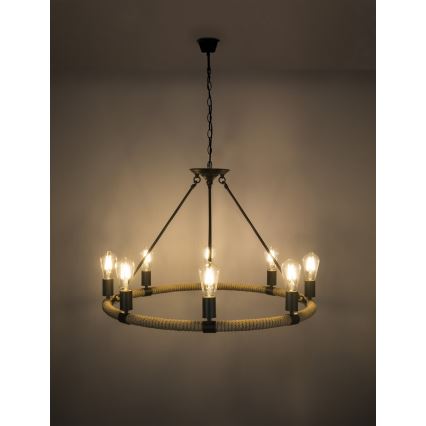 Globo - Luster na lancu 8xE27/60W/230V