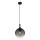 Globo - Luster na sajli 1xE27/10W/230V pr. 25 cm crna