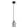 Globo - Luster na sajli 1xE27/25W/230V crna pr. 12 cm