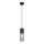Globo - Luster na sajli 1xE27/25W/230V pr. 10,5 cm crna