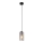 Globo - Luster na sajli 1xE27/25W/230V pr. 11 cm crna