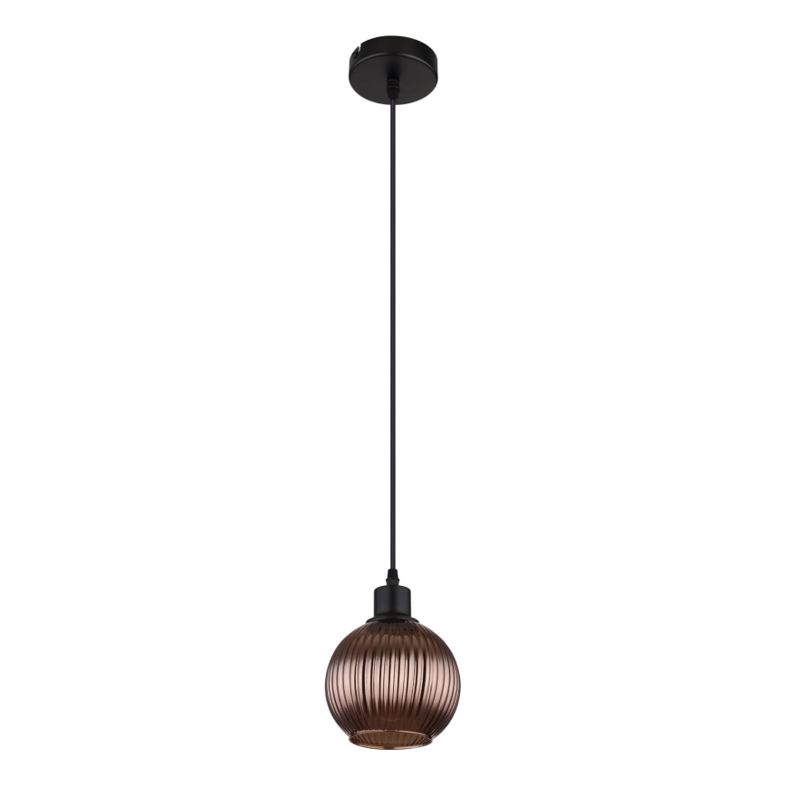 Globo - Luster na sajli 1xE27/25W/230V pr. 15 cm bakar
